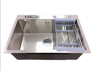 Chậu rửa 1 hộc + gác dao 6045B