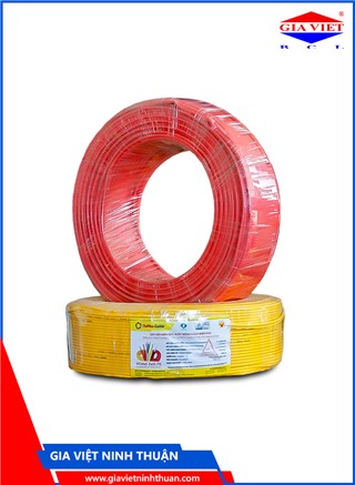 Dây điện bọc nhựa PVC, dây đôi mềm dẹt VCmd-2x0.75-(2x24/0.2)
