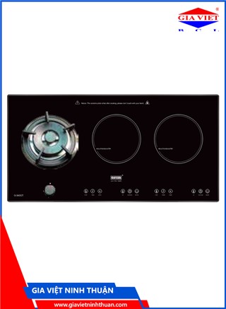 Bếp 1 gas + 2 từ G-343 GT