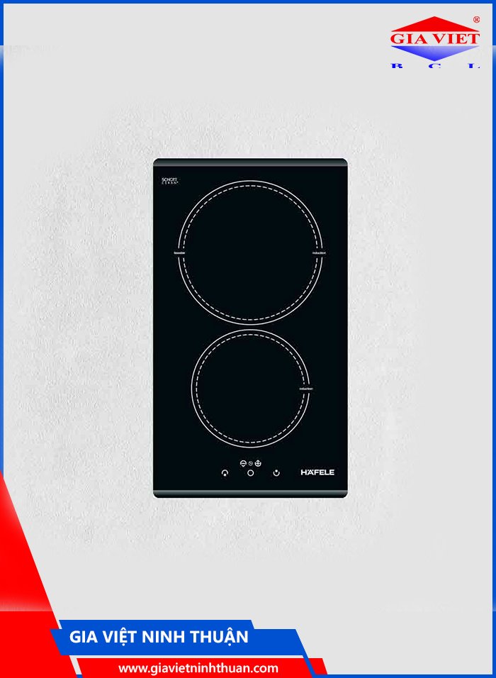Bếp từ Domino 2 vùng nấu Hafele HC-I302B 536.01.670