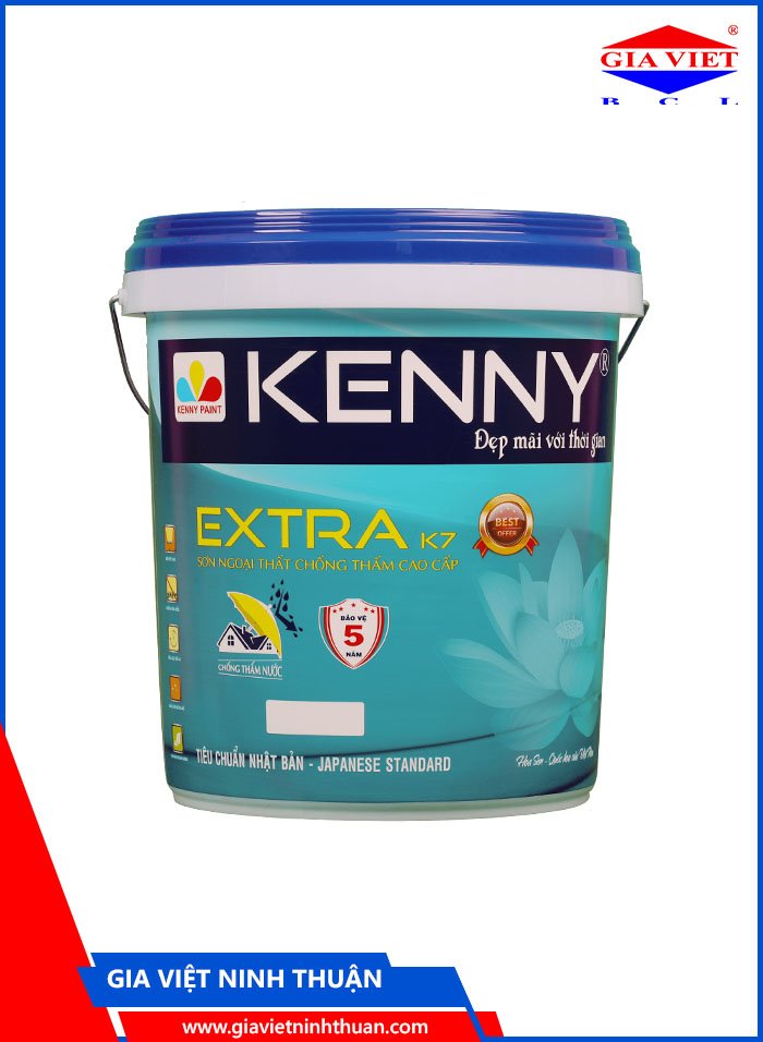 Kenny Extra K7 - Sơn ngoại thất chống thấm cao cấp