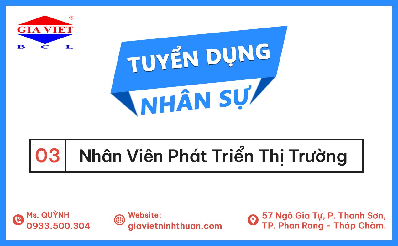 NHÂN VIÊN PHÁT TRIỂN THỊ TRƯỜNG