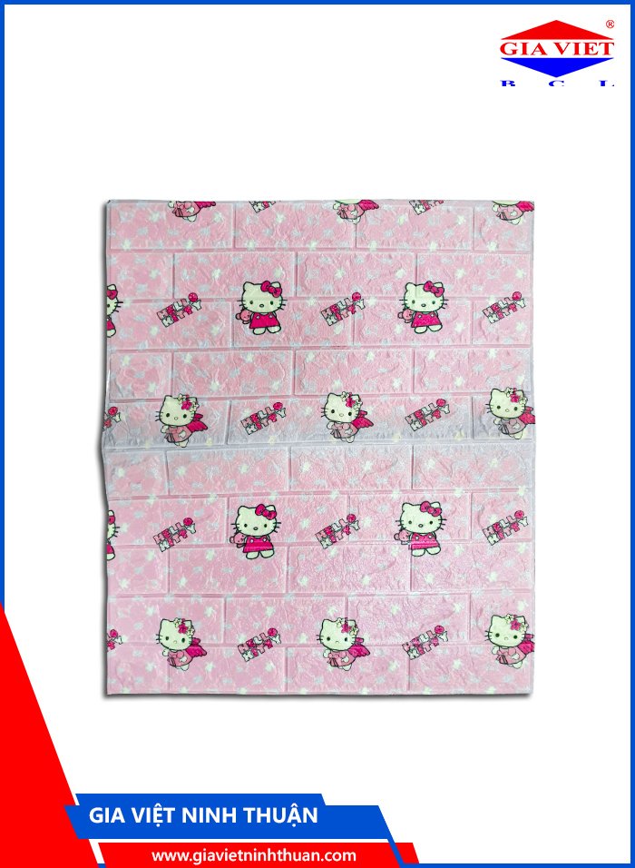 Xốp dán tường Hello Kitty